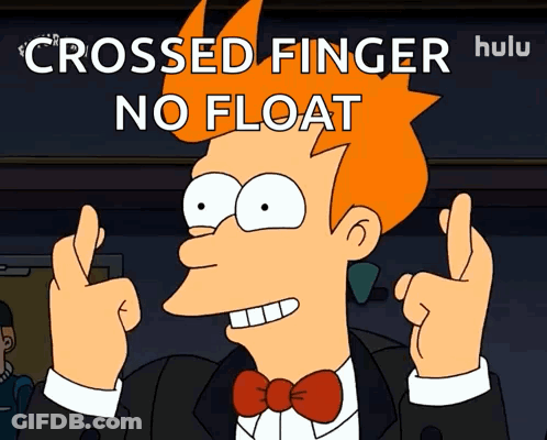 Cartoon Character Crossed Fingers No Float GIF