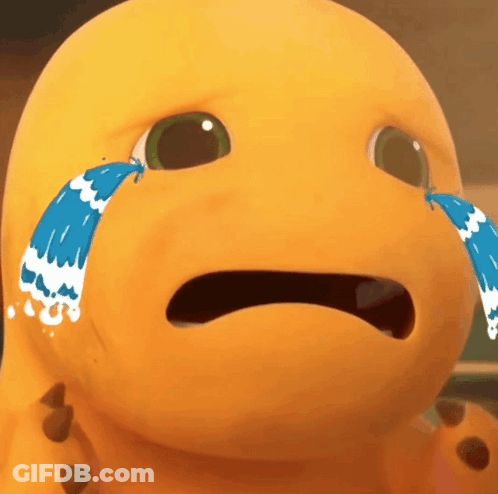 Cartoon Character Crying Blue Tears GIF