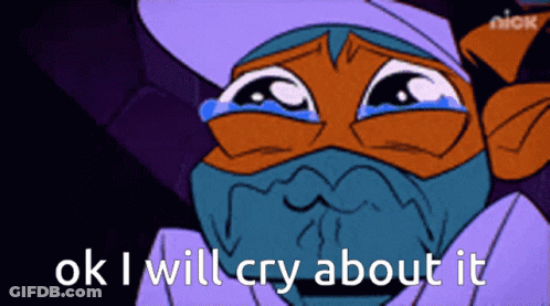 Cartoon Character Crying Ok I Will Cry About It GIF