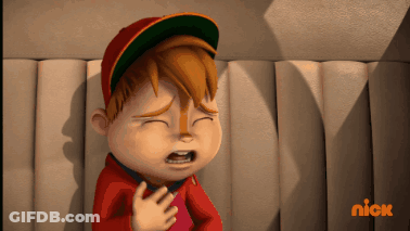 Cartoon Character Crying With Nick Logo GIF