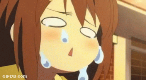 Cartoon Character Crying With Tears GIF
