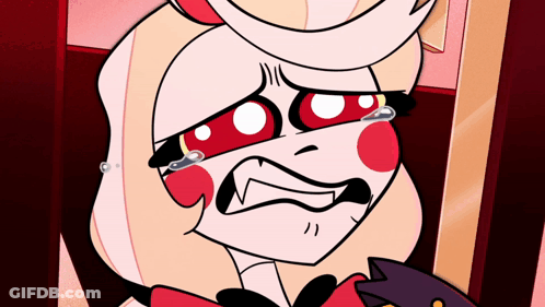Cartoon Character Crying With Tears GIF