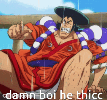 Cartoon Character Damn Boi He Thicc GIF