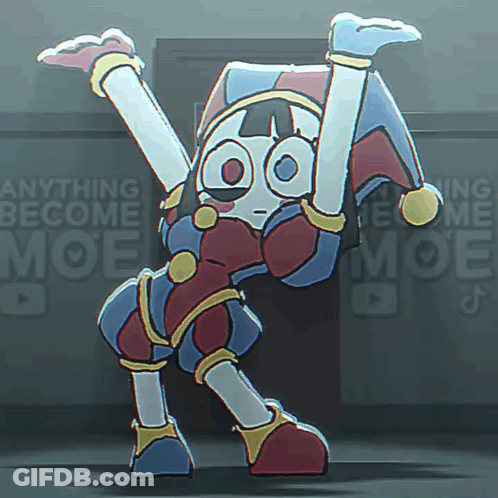 Cartoon Character Dancing Anything Become Moe GIF