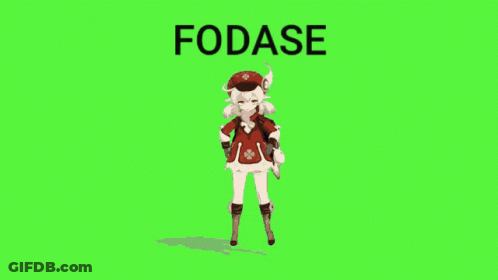 Cartoon Character Dancing On Green Screen Fodase GIF