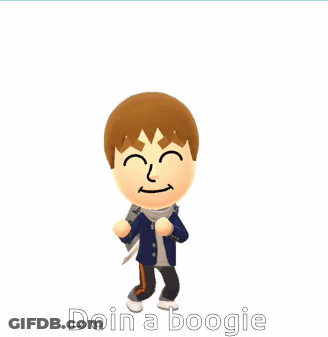 Cartoon Character Dancing With Doin A Boogie GIF