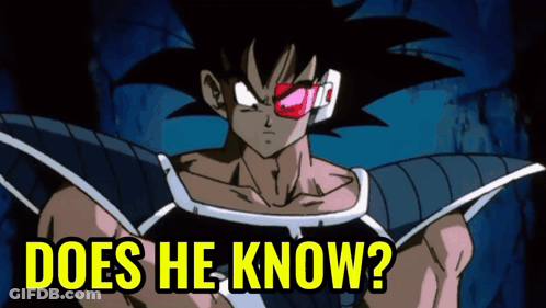 Cartoon Character Does He Know GIF