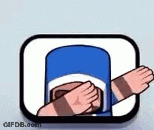 Cartoon Character Doing Dab GIF