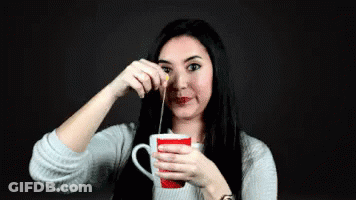 Cartoon Character Drinking Tea Sips Tea GIF