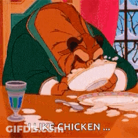 Cartoon Character Eating Chicken Soup GIF