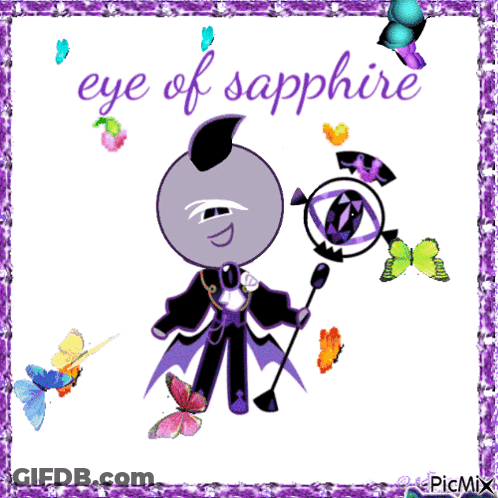 Cartoon Character Eye Of Sapphire GIF