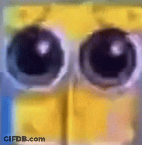 Cartoon Character Eyes Blue Background GIF