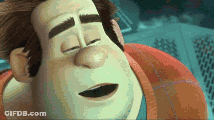 Cartoon Character Eyes Closed Mouth Open GIF