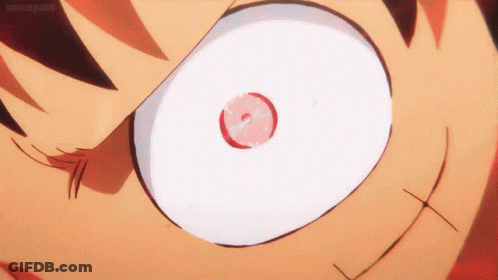 Cartoon Character Eyes With Red Center GIF