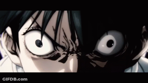 Cartoon Character Face Close Up Black Background GIF