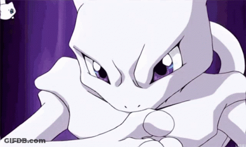 Cartoon Character Face Close Up Purple Background GIF
