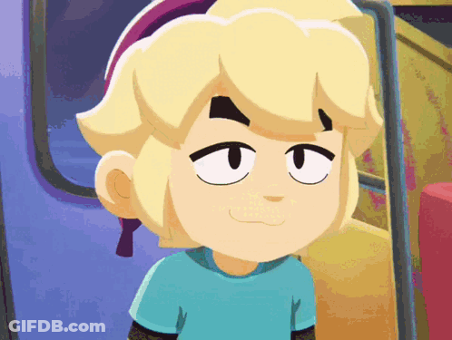 Cartoon Character Face GIF