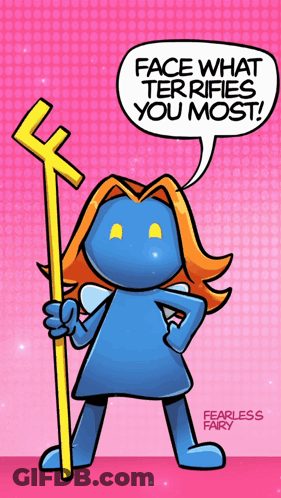 Cartoon Character Face What Terrifies You Most GIF