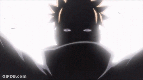 Cartoon Character Face With Glowing Eyes GIF