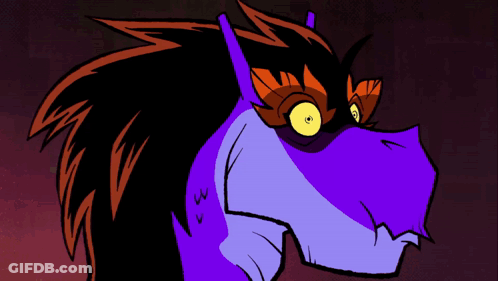 Cartoon Character Face With Open Mouth GIF