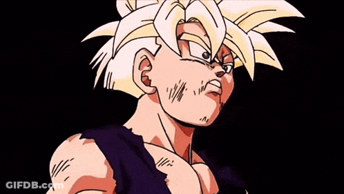 Cartoon Character Face With Red Light Behind GIF