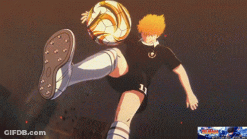 Cartoon Character Face With Soccer GIF