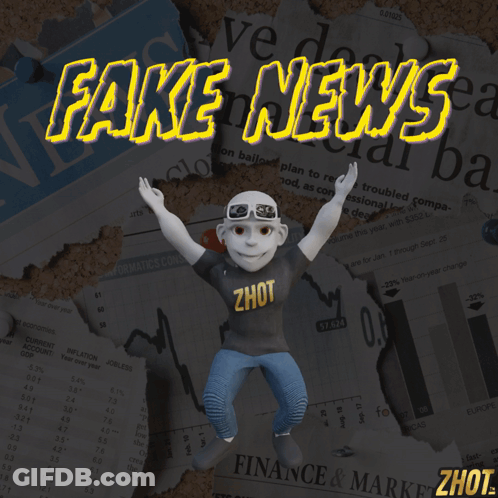 Cartoon Character Fake News GIF