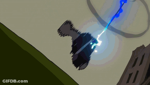 Cartoon Character Falling Off Hill GIF