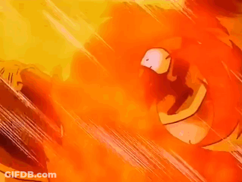Cartoon Character Fireball Coming Out Of Mouth GIF