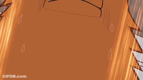 Cartoon Character Flexing Muscles By Closet GIF