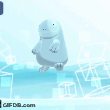 Cartoon Character Floating In Air GIF