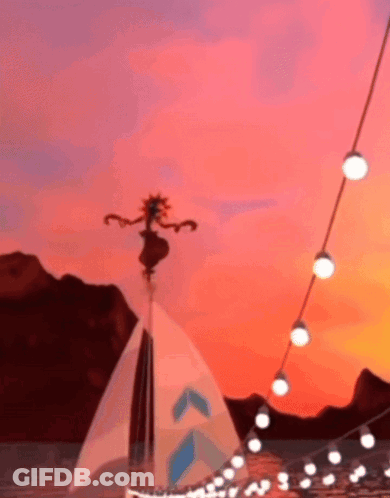 Cartoon Character Flying On A Rope GIF