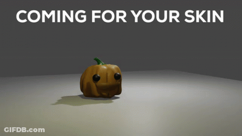 Cartoon Character Flying Saying Coming For Your Skin GIF