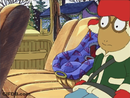 Cartoon Character Flying Saying Hi Arthur GIF