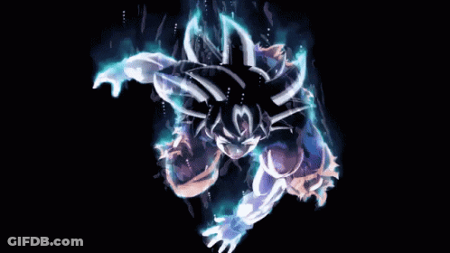 Cartoon Character Flying Through Dark Room GIF