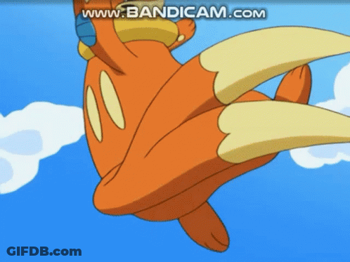 Cartoon Character Flying With Bandicam.com GIF