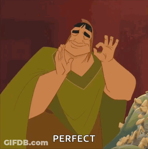 Cartoon Character From Emperor's New Groove Giving Sign GIF
