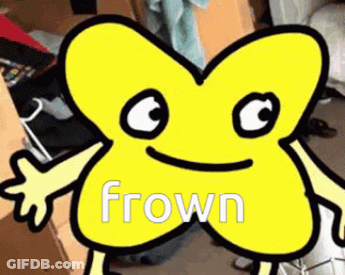 Cartoon Character Frowning GIF