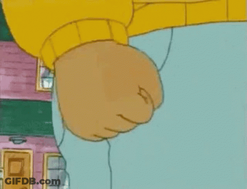 Cartoon Character Giving Fist Bump GIF