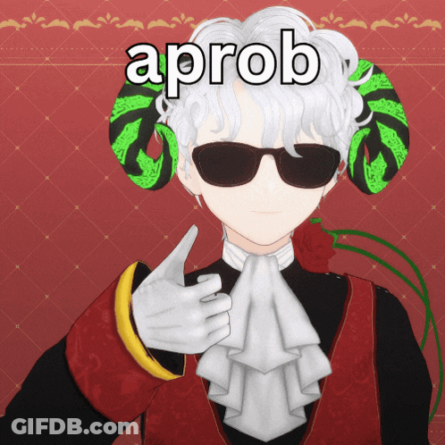 Cartoon Character Giving Thumbs Up Aprob GIF