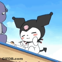 Cartoon Character Giving Thumbs Up On Skateboard GIF