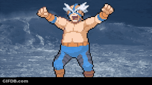 Cartoon Character Giving Thumbs Up To The Moon GIF