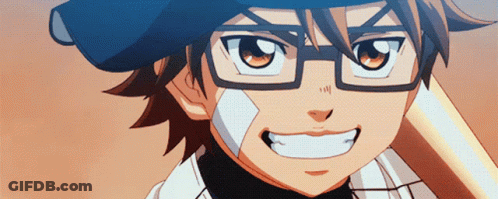 Cartoon Character Glasses Blue Hat GIF