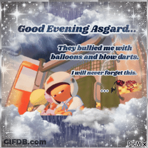 Cartoon Character Good Evening Asgard GIF