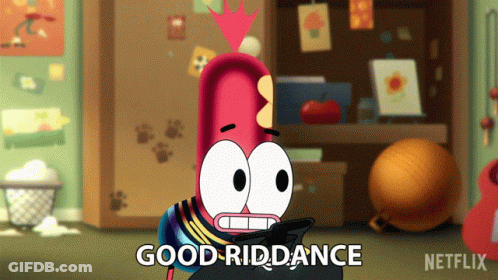 Cartoon Character Good Riddance Netflix GIF