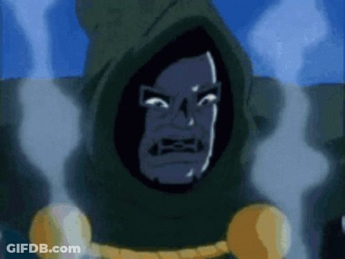 Cartoon Character Green Hood Gold Necklace GIF
