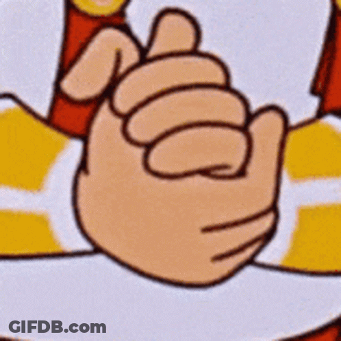 Cartoon Character Hands Close Up GIF