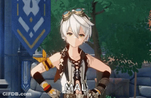 Cartoon Character Hands On Hips Saying Mal GIF