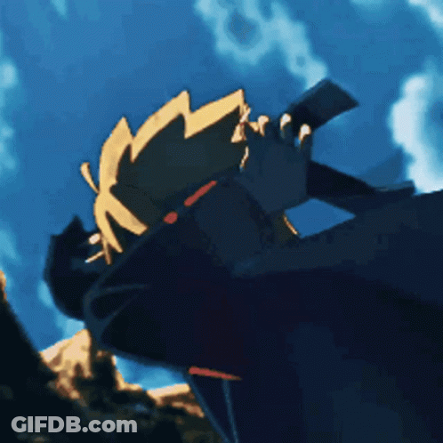 Cartoon Character Head Blue Sky GIF