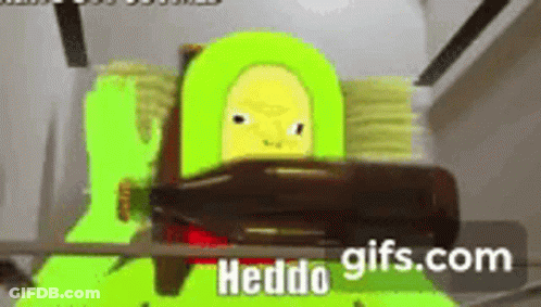 Cartoon Character Holding Beer Hedda Gifs.com GIF